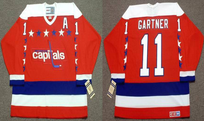 2019 Men Washington Capitals #11 Gartner red CCM NHL jerseys->washington capitals->NHL Jersey